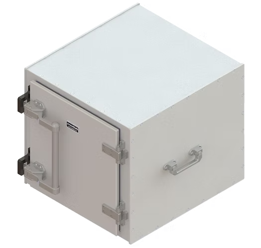 RF Shield Box — door open